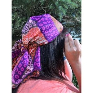 Vintage Scarf Head Scarf